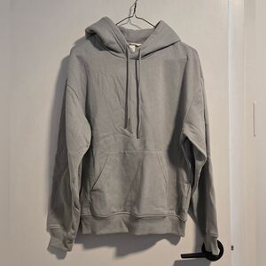NWOT Light Gray-Blue Pullover Hoodie